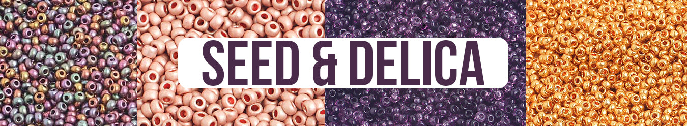 Seed & Delica Beads 2-hole