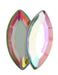 Acrylic 15x7mm Navette Crystal Aurora Borealis
