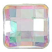 Acrylic Square Facetted 12mm Crystal Aurora Borealis - Cosplay Supplies Inc
