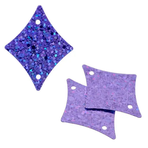 Sequins Hologram 29x36mm With Hole Diamond 