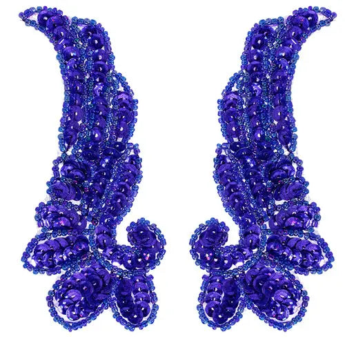 Motif Sequin/Beads 11x4.5cm Wings 2pc  Hologram