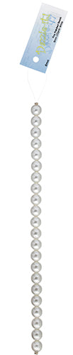 Czech Glass Pearls 8in Strand 8mm (22pcs) 