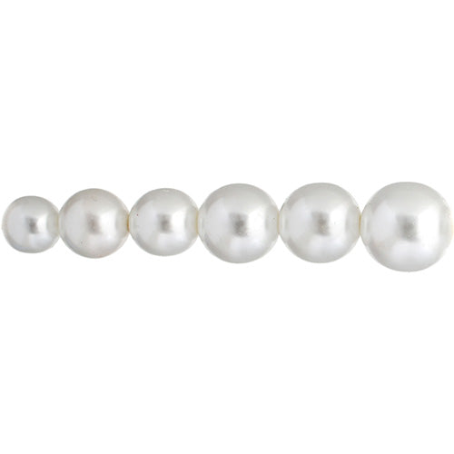 Czech Glass Pearls 8in Strand Combo 10-16mm (13pcs)