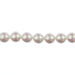 Czech Glass Imitation Pearls 8in Strand 12mm Iridescent  15pcs