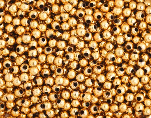 Craft Pearls Gold 3mm - Cosplay Supplies Inc
