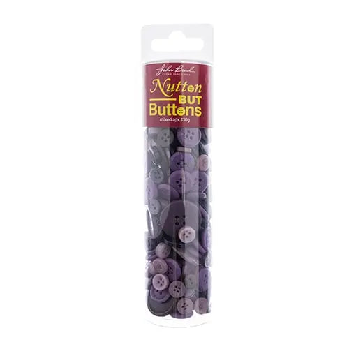 Nutton But Buttons 130g Tube Mixed Sizes Resin - Cosplay Supplies Inc