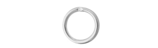 Jump Ring Round 7mm OD 18ga Silver Lead Free / Nickel Free - Cosplay Supplies Inc