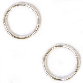 Jump Ring Round 10mm OD 19ga Soldered Lead Free / Nickel Free - Cosplay Supplies Inc