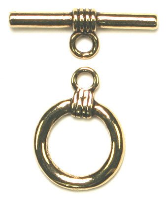 Toggle Plain 21x16mm Antique Gold Lead Free / Nickel Free