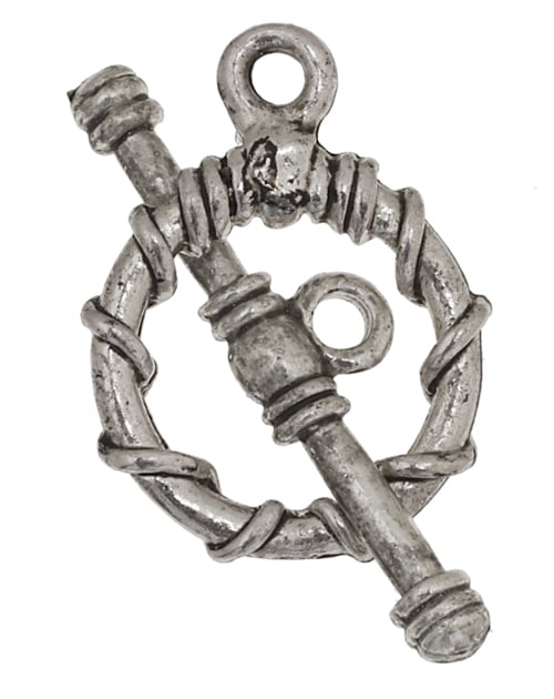 Toggle-Rope 15mm Antique  Lead Free / Nickel Free