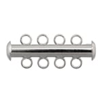 Tube Clasp With 4-Strands Lead Free / Nickel Free - Cosplay Supplies Inc