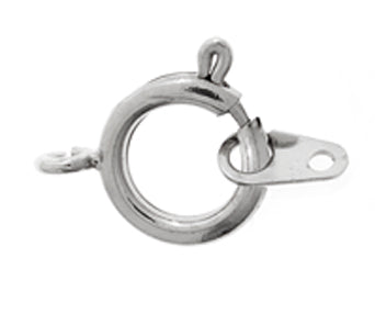 Spring Ring With Attachment 7mm Lead Free / Nickel Free - Cosplay Supplies Inc