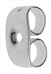 Earring Butterfly Clutch 6x3mm Silver Lead Free / Nickel Free - Cosplay Supplies Inc