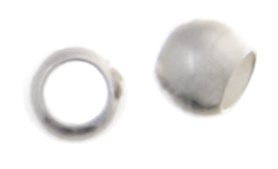 Beadalon Crimp Beads 2.5mm 1.5g Plated Silver