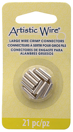 Artistic Wire Large Crimp Tubes 3 Sizes Tarnish Resistant 7pcs/Size 21pcs - Cosplay Supplies Inc