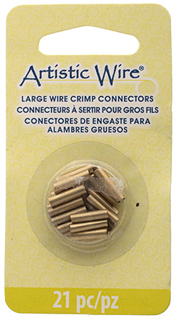 Artistic Wire Large Crimp Tubes 3 Sizes Tarnish Resistant 7pcs/Size 21pcs - Cosplay Supplies Inc
