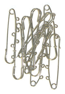 Kilt Pins With 3 Loops Silver 55mm