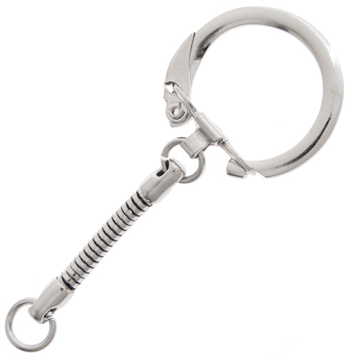 Key Chain With Snake Chain Nickel Color Lead Free / Nickel Free - Cosplay Supplies Inc