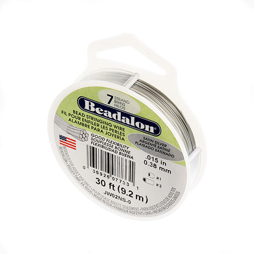 Beadalon 7-Strand Wire 30ft Satin - Cosplay Supplies Inc