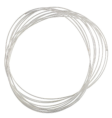 Beadalon Memory Wire Bracelet 0.35oz Large Oval Plated Silver - Cosplay Supplies Inc