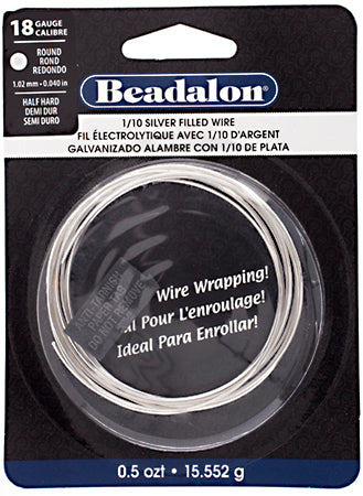 Beadalon German Style Wire Round 18ga Wire 