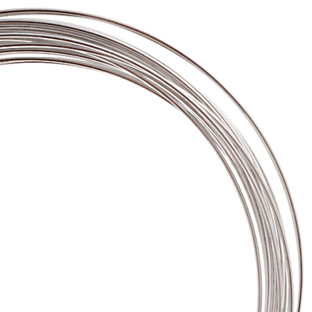 Beadalon German Style Wire Half Round 20ga Silver Filled Wire Half Hard