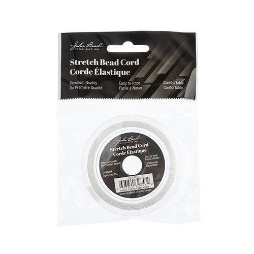 Stretch Bead Cord-Clear 0.5mm With Header