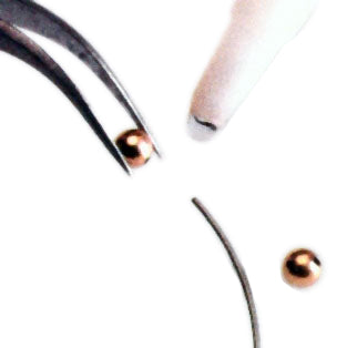 Beadalon Memory Wire Round End Caps 3mm Plated 
