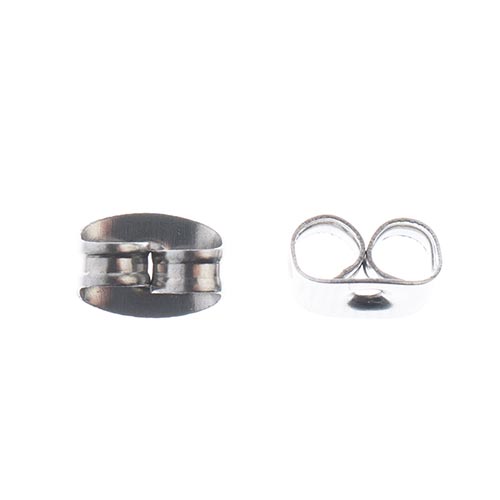 Stainless Steel Earring Clutch 50pcs