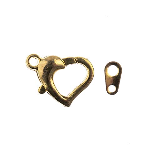 Must Have Findings - Heart Lobster Clasp 13mm Set 5pcs