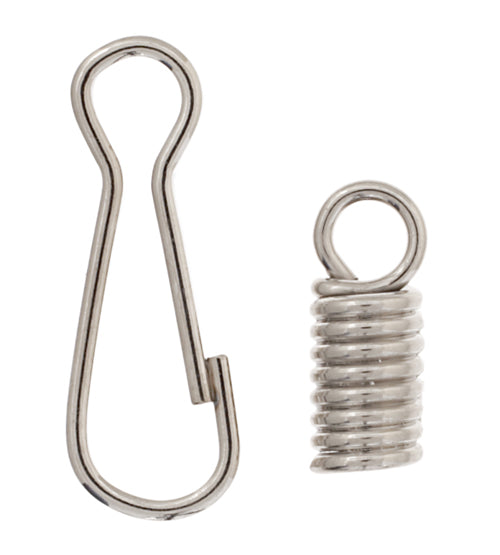 Spring W/Hook & Clasp 2.5mm 2 Sets