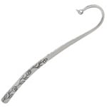 Bookmark Flower 12cm Antique Silver Lead Free / Nickel Free With Jump Ring - Cosplay Supplies Inc
