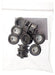 Slider - Round With Crystal (10pcs) 13mm  Lead Free / Nickel Free
