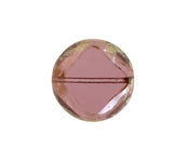 Fire-Polished 15mm Cut Round Diamond Marble Edge