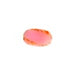 Fire-Polished 14x8mm Opaque Marble Edge Rectangular Bead