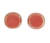 Fire-Polished 12mm Cut Round Marble Edge