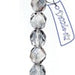 Czech Fire-Polished Round Bead 8mm Strands - Crystal/White Shades