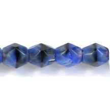 Fire-Polished Round 4mm - Opaque Blue Shades