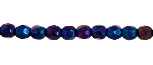 Czech Fire-Polished Beads 3mm