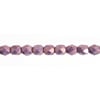 Fire-Polished Round 4mm - Opaque Purple Shades