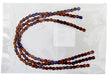Fire-Polished Round 4mm - Transparent Brown Shades Strung