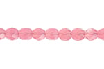 Fire-Polished Round Beads 4mm - Opaque Pink Shades - Cosplay Supplies Inc