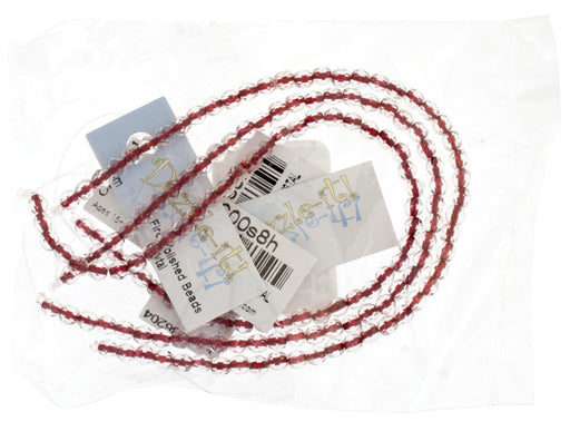 Czech Fire-Polished Road 4mm - Color Lined Strands