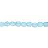 Fire-Polished Round 4mm - Transparent Blue Shades Strung