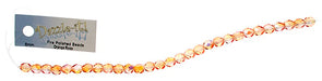 Fire-Polished 6mm Round Bead Strands - Two-Tone