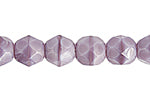 Fire-Polished Round Beads 6mm Opaque - Purple Shades