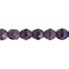 Fire-Polished Round Beads 6mm Opaque - Purple Shades