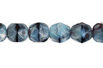 Fire-Polished Round Beads 6mm Opaque - Black Shades