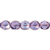Fire-Polished 7mm Round Beads - Purple Shades