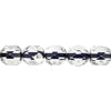 Fire-Polished 7mm Round Beads - Black/White/Multi Shades